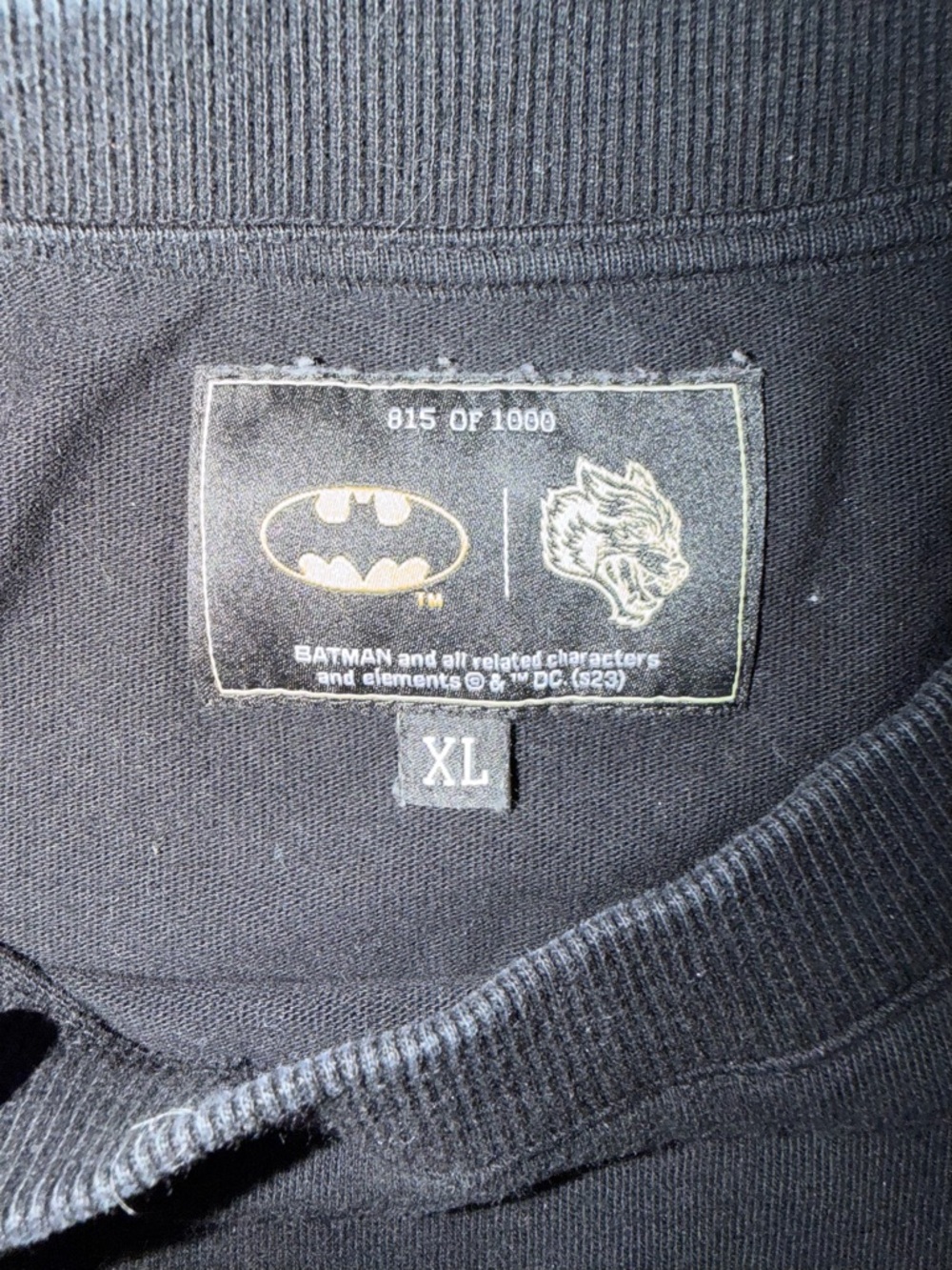 Men’s Darc Sport X Batman Born In Darcness T-Shirt - Size XL - Picture 3 of 8